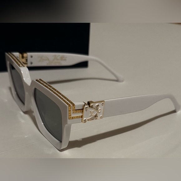 Louis Vuitton Virgil Abloh White 1.1 Millionaires Sunglasses RARE - Picture 8 of 13